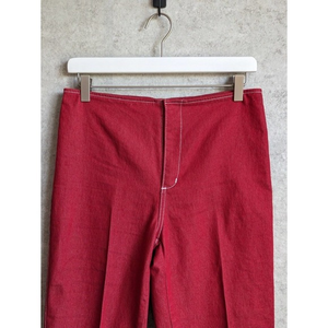 Y2K VTG Red‎ Vintage Studio High Waist Capri Pants Size 6 29” W